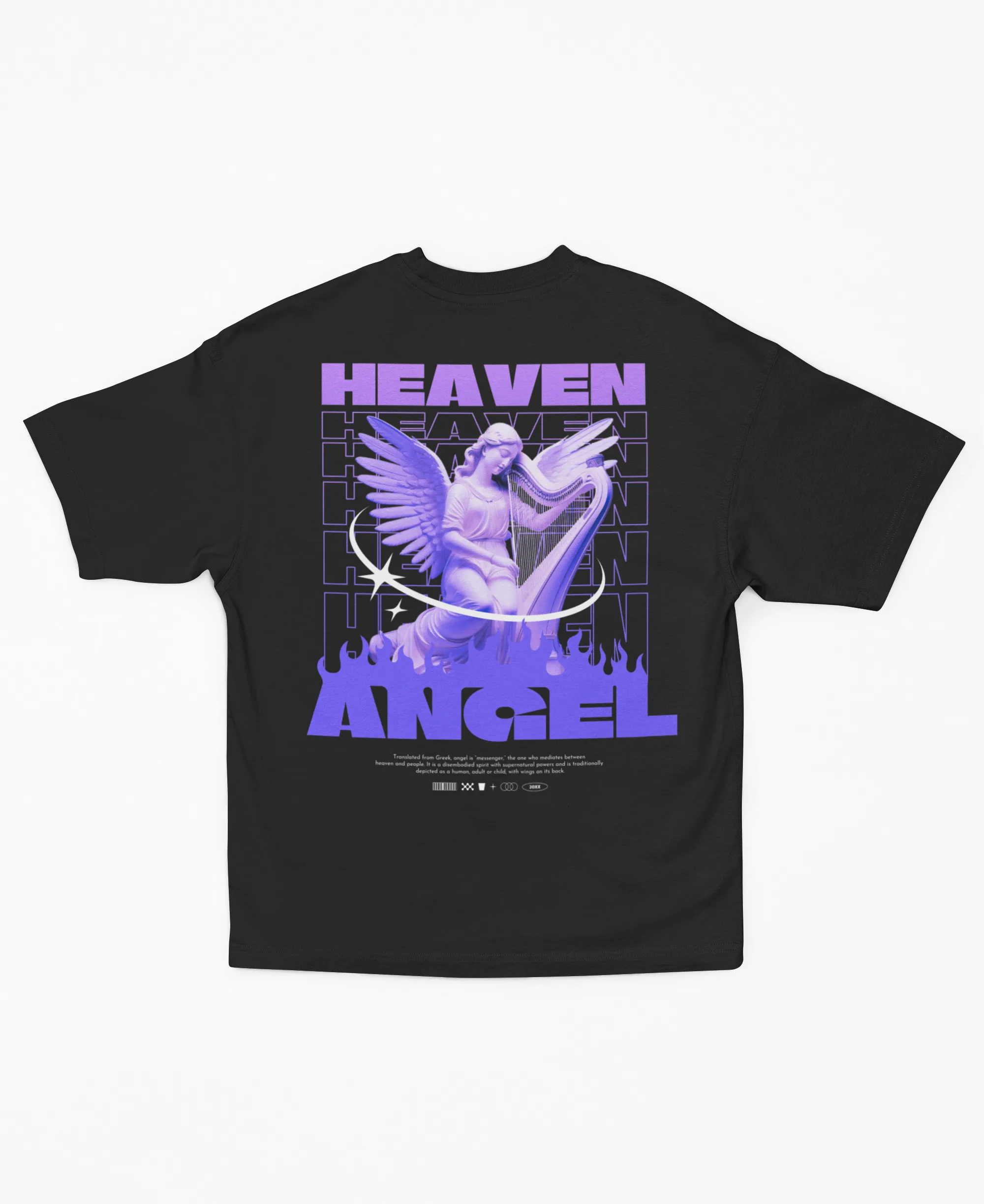 Heaven Angel oversized Heavy Tee